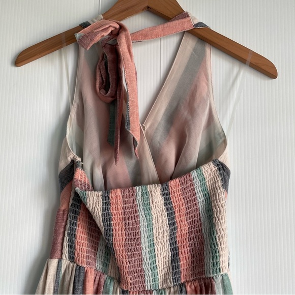 American Eagle Outfitters Striped Mini Dress - Pink, Cream, Green - Picture 11 of 12